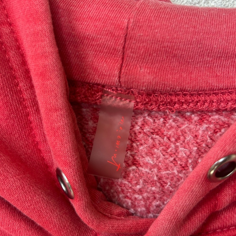 Free People Movement Sprint To The Finish Hoodie in Red - oversized fit M/L - Picture 3 of 4